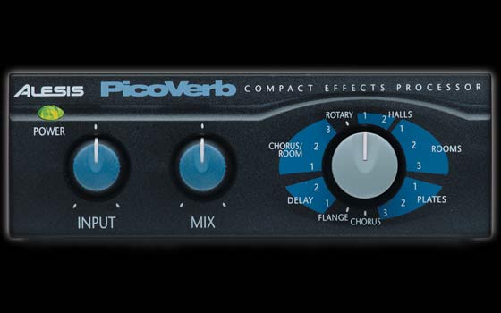 Alesis PicoVerb digital multi effects sound processor at 28 bit processing
